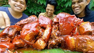 Outdoor cooking || Pork spicy humba my version cooking very sarap sarap at masarsa pa @asaytv