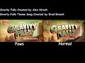 Gravity Falls Intro Normal/Paws Comparison