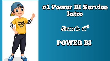 1) Power BI Service Intro in Telugu | Power BI Service Tutorials