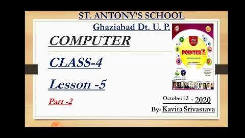 Class-4  Sub-Computer Lesson-5 (part-2)