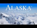 Alaska 4K Scenic Relaxation Video | Alaskan Mountain Ranges & Glaciers with Ambient Music