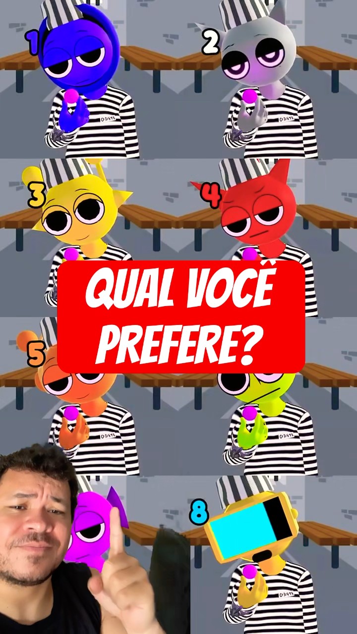 QUAL VOCÊ PREFERE? #mayumigames #sprunki #shortsvideo #youtubeshorts