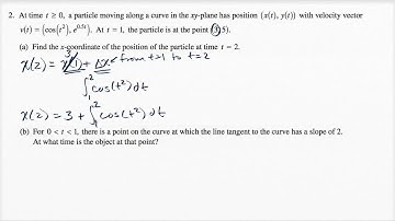 2015 AP Calculus BC 2a | AP Calculus BC solved exams | AP Calculus BC | Khan Academy
