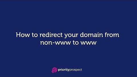 How to redirect your domain from non-www to www