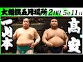 大相撲　一山本ー髙安＜令和８年五月場所・２日目＞SUMO