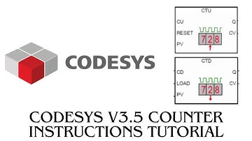 Codesys counter function block tutorial