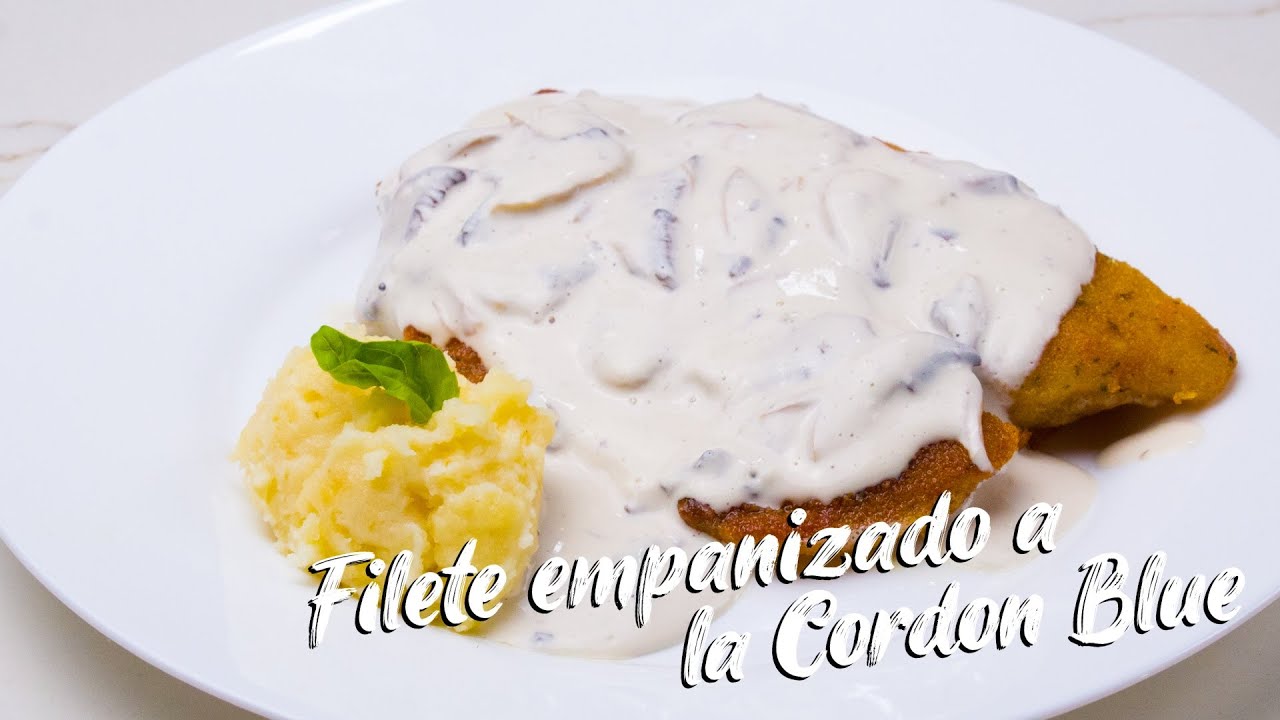 Filete empanizado a la Cordon Blue - YouTube