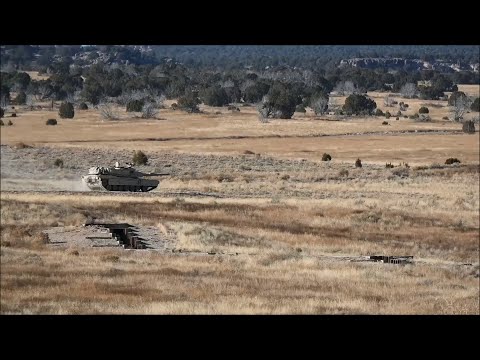 M1A2 Abrams Tanks Execute Platoon Live-Fire Exercises