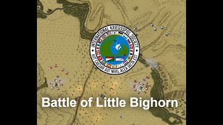 Battle of Little Bighorn - Umpire Perspective
Its 1876. Custer and the 7th US Cavalry are trying to surround and capture a rebel Indian village in Montana. Little do they know that theyre badly outnumbered. Can kriegsspiel players do better than Custer historically did in the same situation? Battle of Little Bighorn - Umpire Perspective