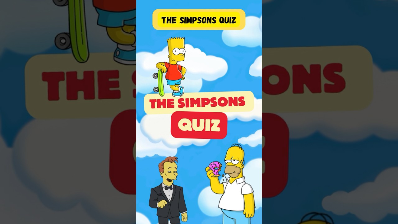 The Simpsons Quiz 💛 | Can You Pass This Springfield Challenge? 