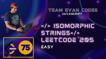 Isomorphic Strings LeetCode 205 JavaScript O(N) solution. GitHub repo below. LeetCode 3/75