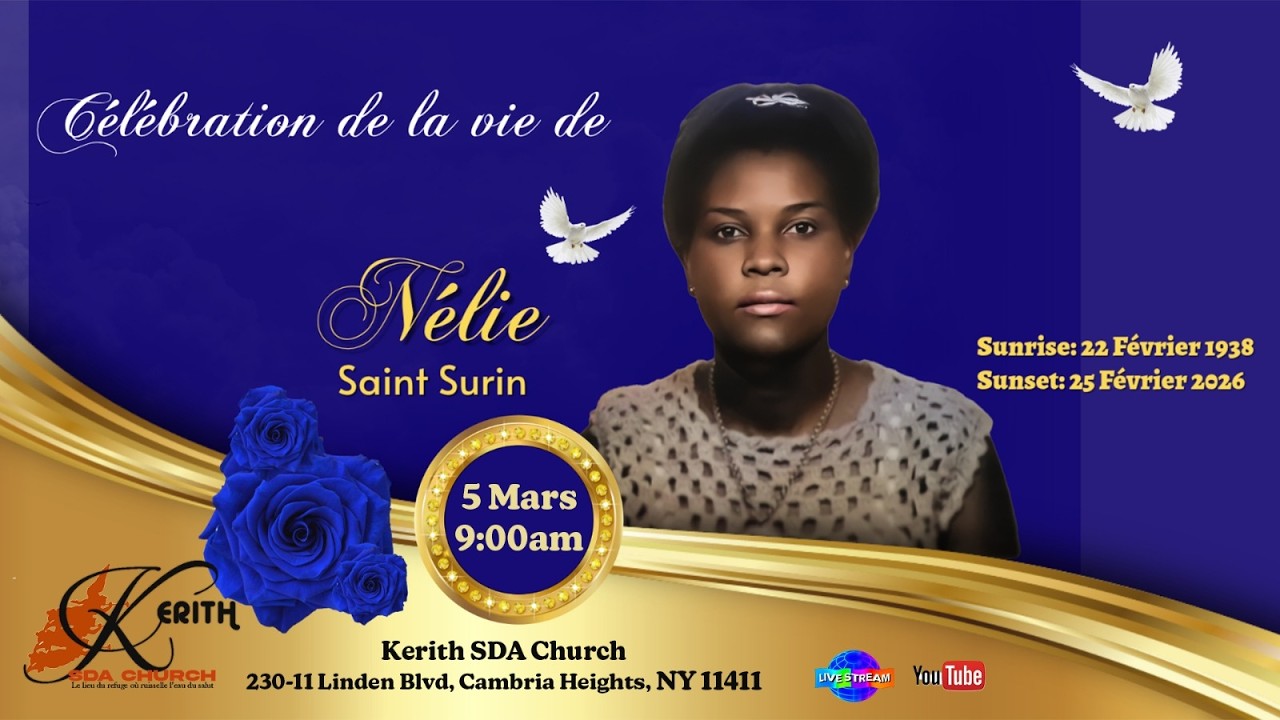 KERITH | Célébration de la Vie de Sr. Nélie St Surin | 03/05/2026 - YouTube