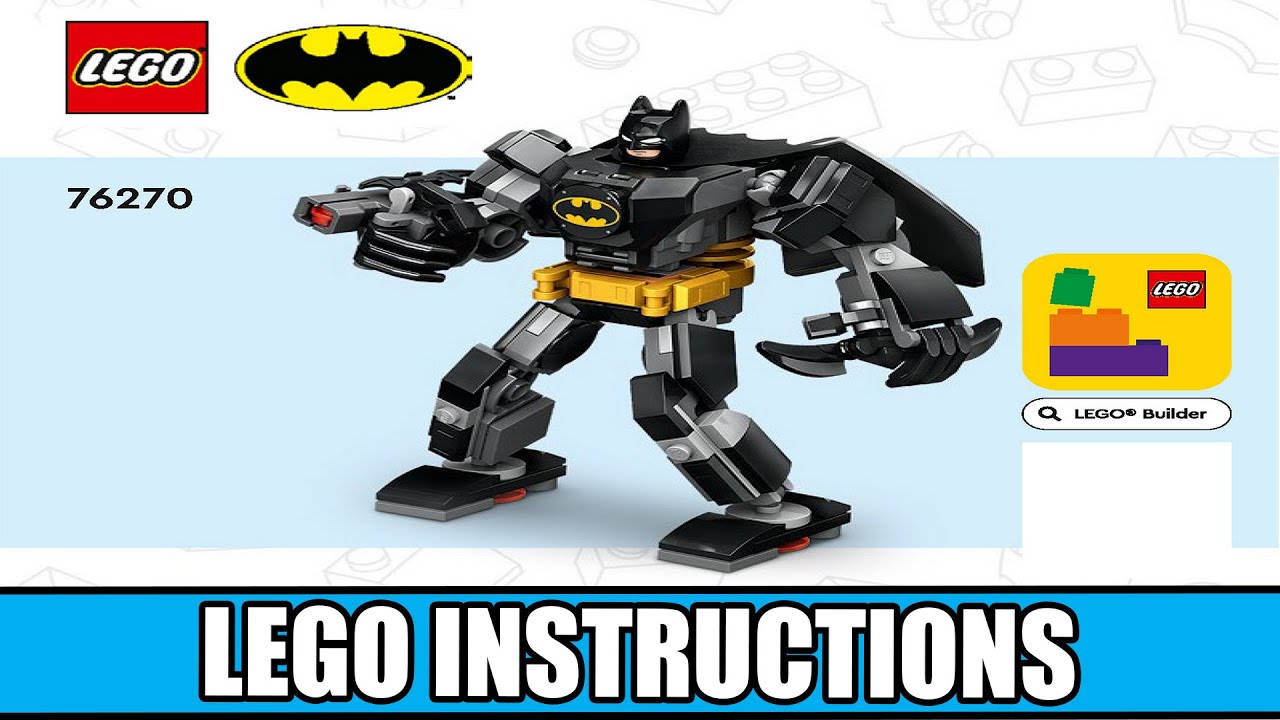 DC Comics Super Heroes - Batman Mech Armor - Batman LEGO instructions