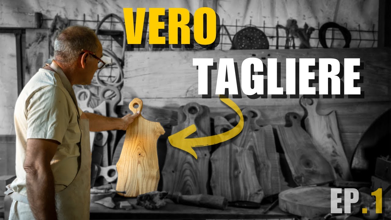 Come fare un TAGLIERE in LEGNO a mano  - Parte  1