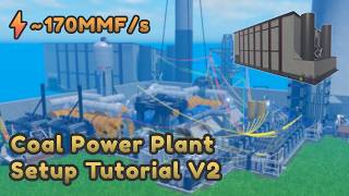 Coal Power Plant Setup Tutorial V2 | Industrialist Roblox