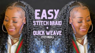 Stitch Braids with Quick Weave (No Leave Out)