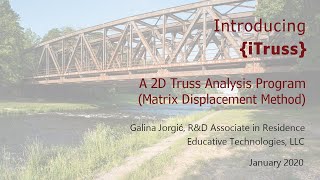 IT01: iTruss (an interactive 2D truss analysis application program)