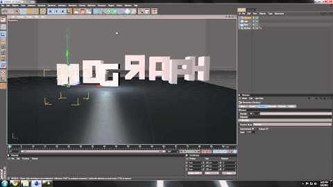 Cinema 4D: MoText Random Effector