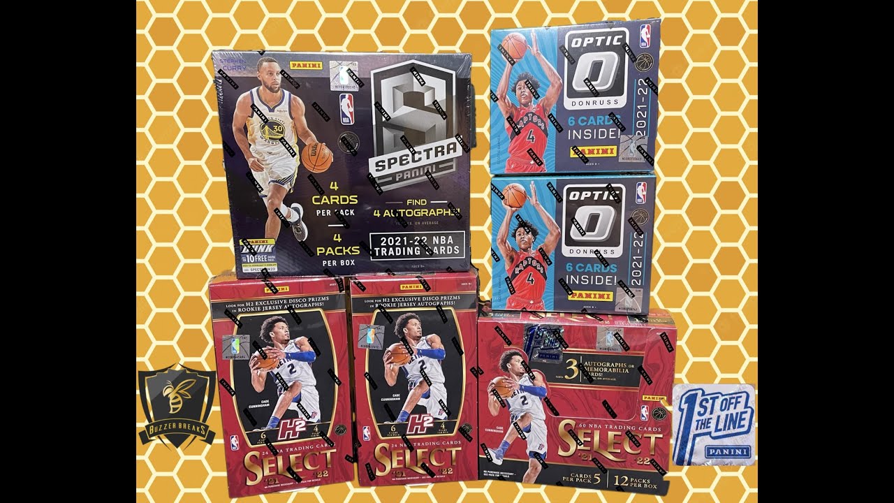 Buzzer Breaks Sports Cards NBA Spectra + Select + Optic PYT Box Break
