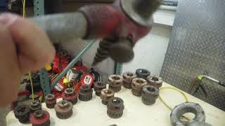 Ridgid 700 Pipe Threader Cart 16 Dies Cutter amp Reamer