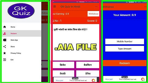 High Quality Live Quiz App Aia File 2019 Technical Shiv Technicalshiv