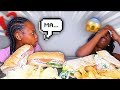 STARTING AN ARGUMENT THEN PASSING OUT MUKPRANK ON MY DAUGHTER! (SHE SLAPPED ME)