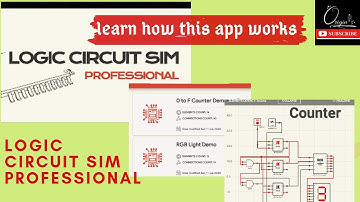 OR gate using NAND gate Simulation in logic circuit sim professional app(Hindi)