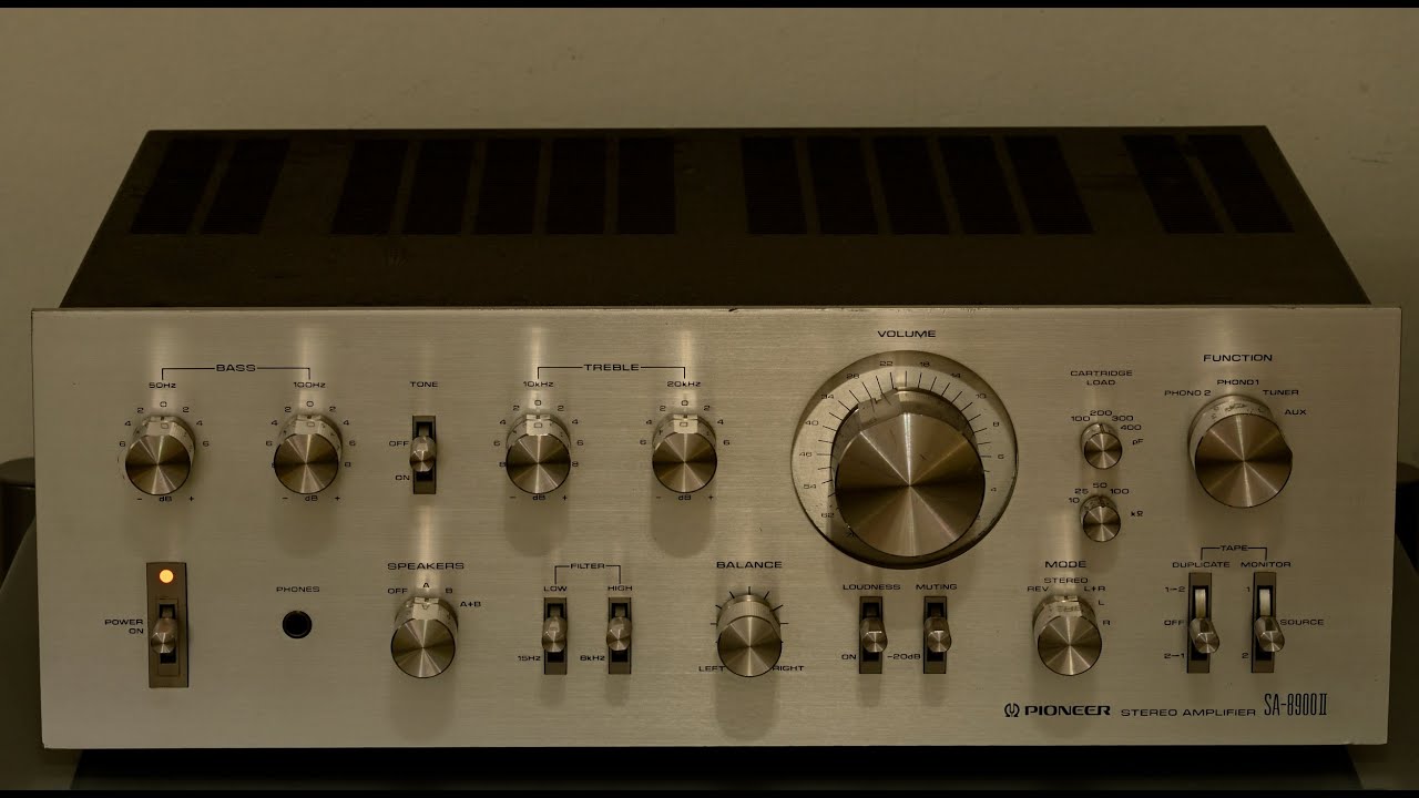 PIONEER SA-8900II (100V) SA-9500II EXTERNAL OVERVIEW INTEGRATED