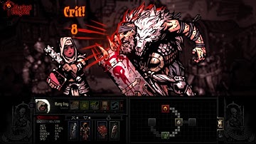 Darkest Dungeon :  Brigand Vvulf Boss Fight Wolves at the Door - Level 4 gear / skills