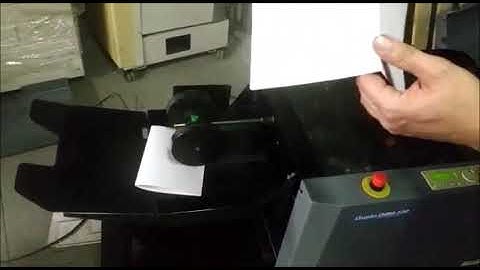 Буклетмейкер Duplo DBM 120 от листоподборочной линии Duplo