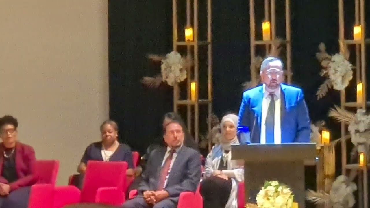 Principal Justin McCauley of North American Int'l School, Dubai during Graduation of Class of 2023