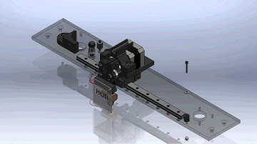 4.8 Attach X-axis end stops to top plate
