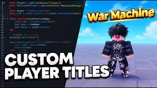 FREE Roblox Title System! 🏷️ | Custom Chat Tags   Animated UI