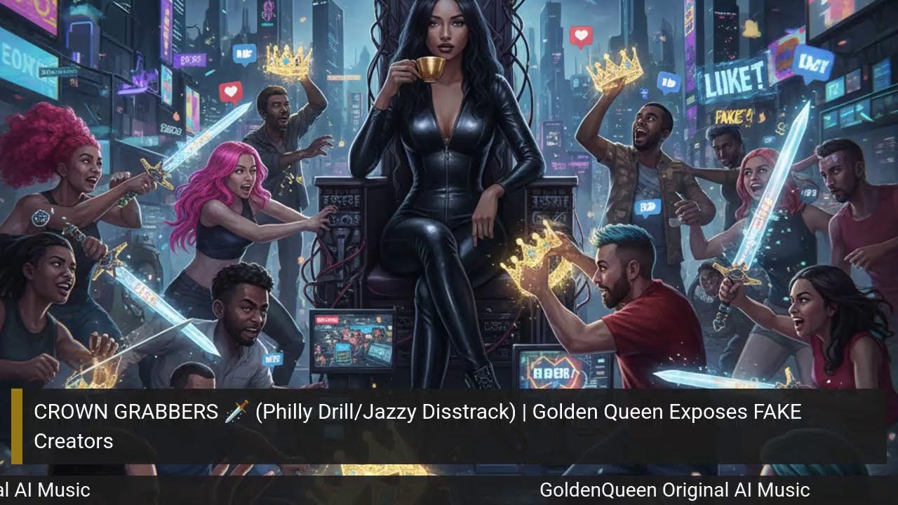 CROWN GRABBERS 🗡️ (Philly Drill/Jazzy Disstrack) | Golden Queen Exposes FAKE Creators