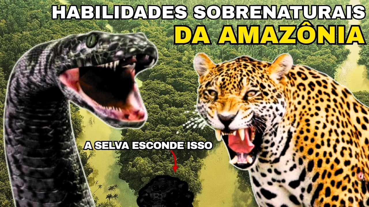 ANIMAIS AMAZÔNICOS COM HABILIDADES QUASE SOBRENATURAIS | (Inacreditável!)