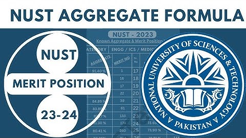 NUST Merit Positions with Aggregate || Closing Merit || 23 - 24 || #nust #netpreparation #nustnet #a