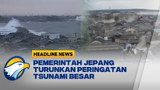 Pemerintah Jepang Turunkan Peringatan Tsunami Besar