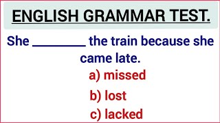 IF YOU WANT TO IMPROVE YOUR ENGLISH, TAKE THIS TEST ✍️. CAN YOU PASS THIS TEST?