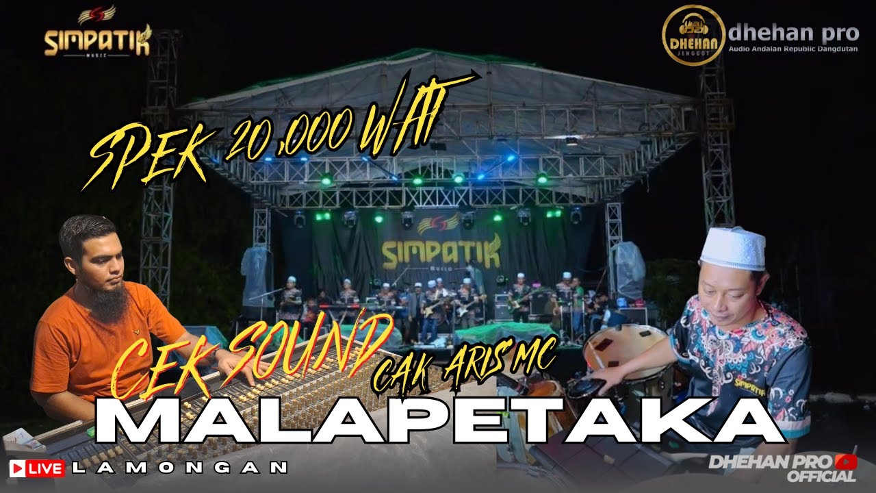 CEK SOUND - MALAPETAKA CAK ARIS MC - SIMPATIK MUSIC