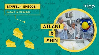 Wir haben mit Globi ein Käselabor besucht und an schmackhaftem Käse geforscht  – Atlant&Arin