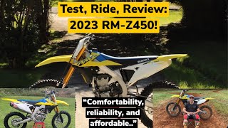 Test, Ride, Review: 2023 RM-Z450 | Full Review!