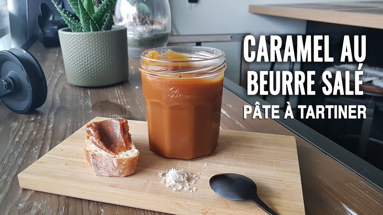Recette de pâte à tartiner au caramel au beurre salé - YouTube