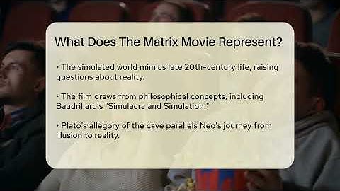 What Does The Matrix Movie Represent? - The Action Reel