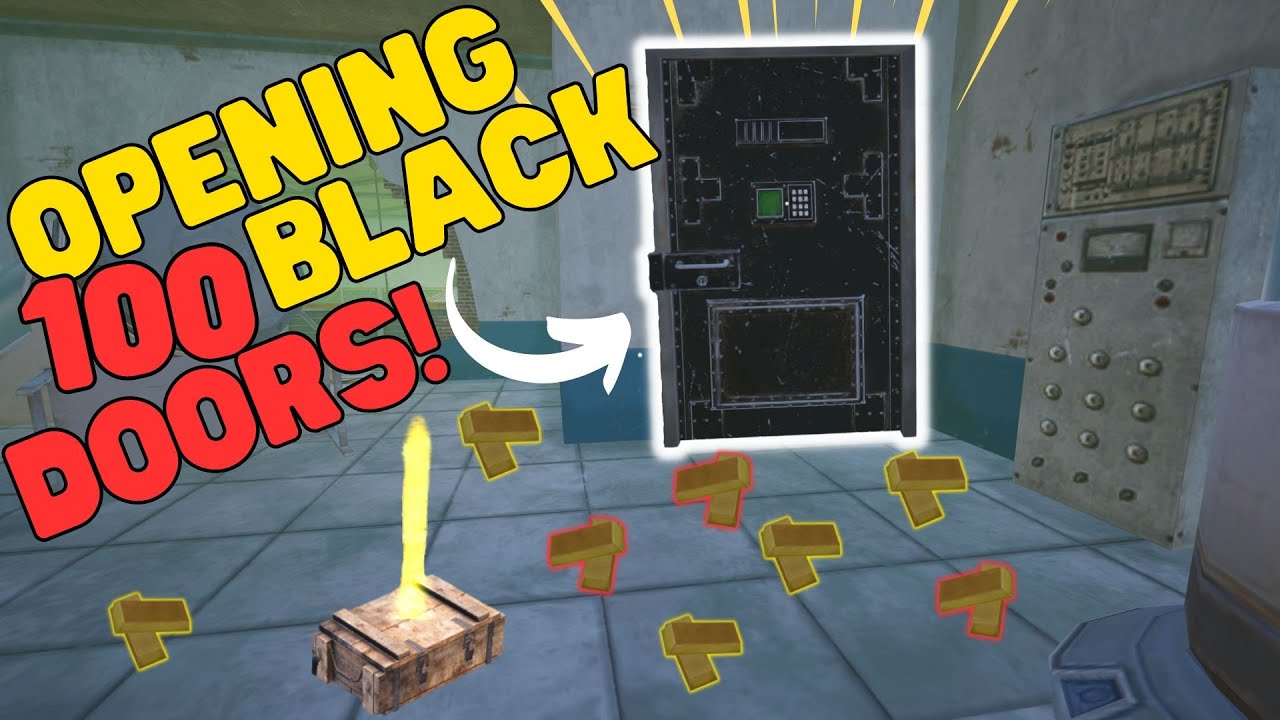 OPENING 100 BLACK DOORS IN MISTY PORT RADIATION ZONE! GOLD PILE GLITCH? PT.1 / PUBG METRO ROYALE