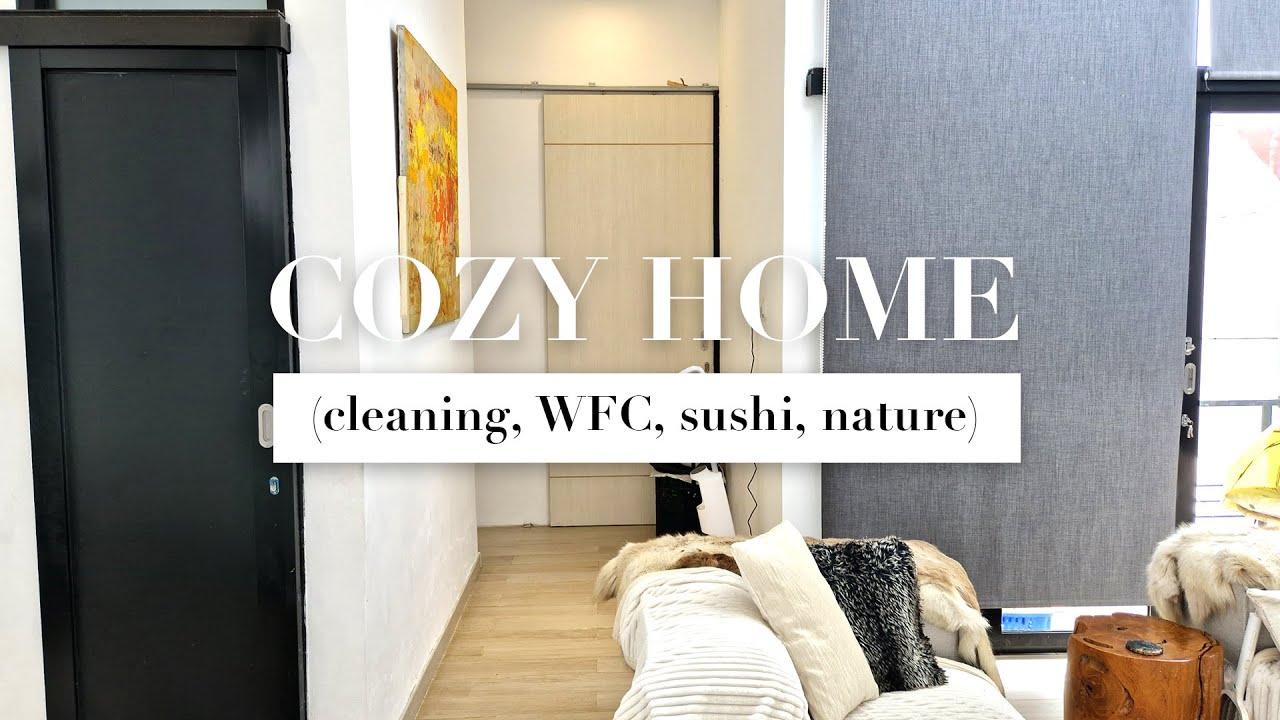 Home Vlog | cleaning, work from home, sushi, nature [Life in Bandung]