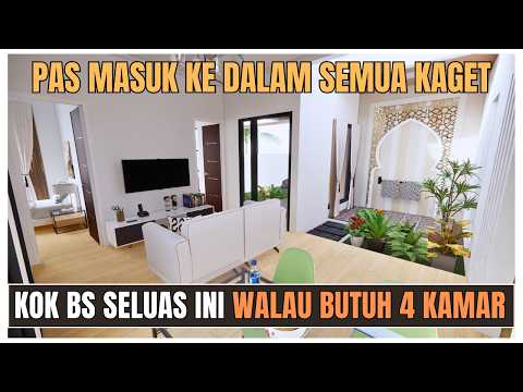Kok Bisa? Rumah 1 Lantai Butuh 4 Kamar & Mushola Tapi Masih Terasa Luas!