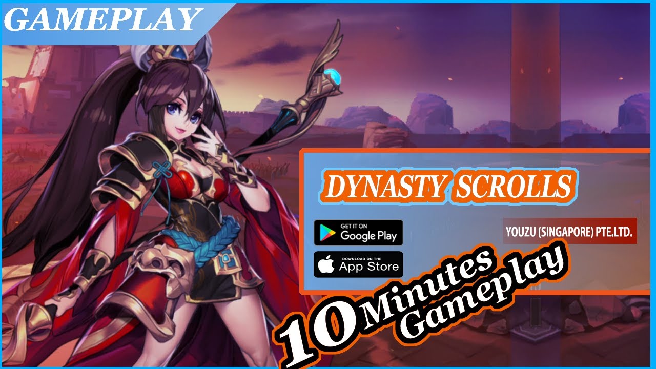 DYNASTY SCROLLS GAMEPLAY ANDROID / IOS