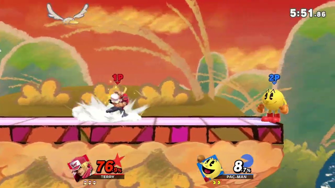 スマブラSP　オンライン対戦　テリーvsパックマン