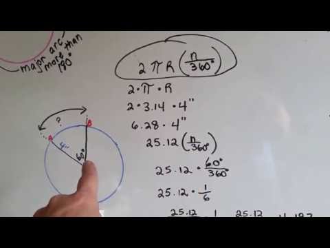 Major or Minor Arc, Arc Length Theorem (Geometry #179)