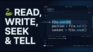 97 🐍 Python File Read, Write, Seek & Tell Operations Explained